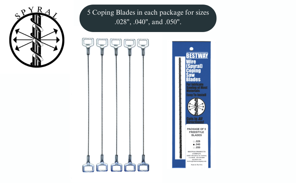 Freestyle Coping Saw Blades (5 Pack)