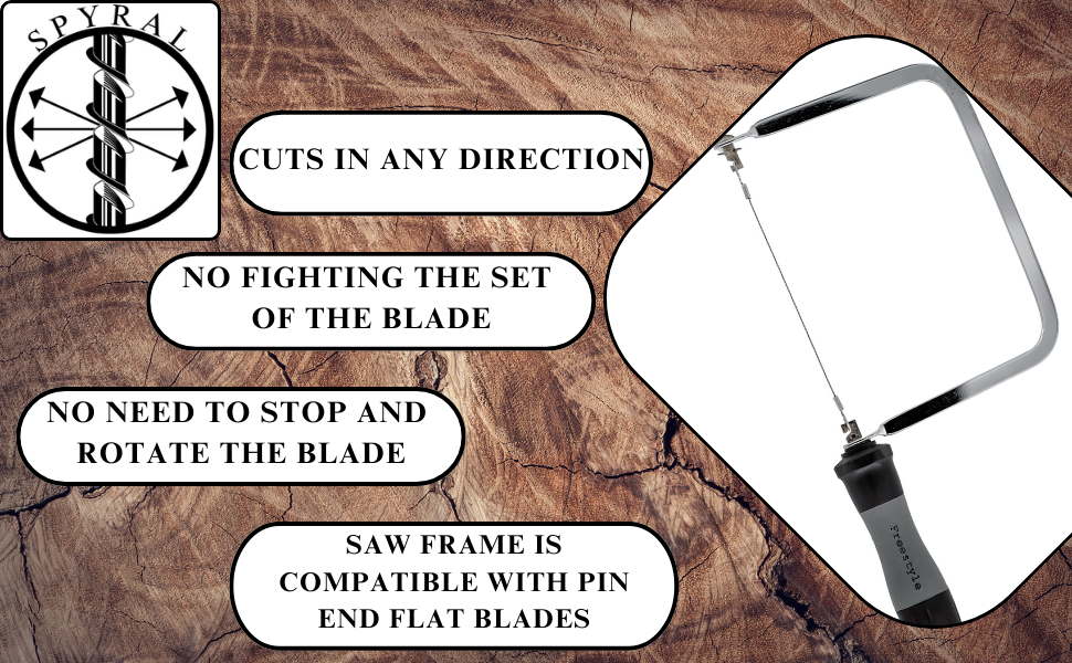 Freestyle Coping Saw Kit with Sample Blades