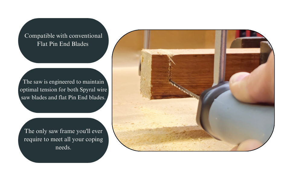 Freestyle Coping Saw Kit with Sample Blades