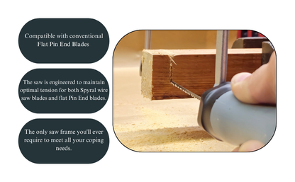 Freestyle Coping Saw Kit with Sample Blades