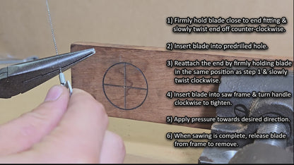 Freestyle Coping Saw Kit with Sample Blades