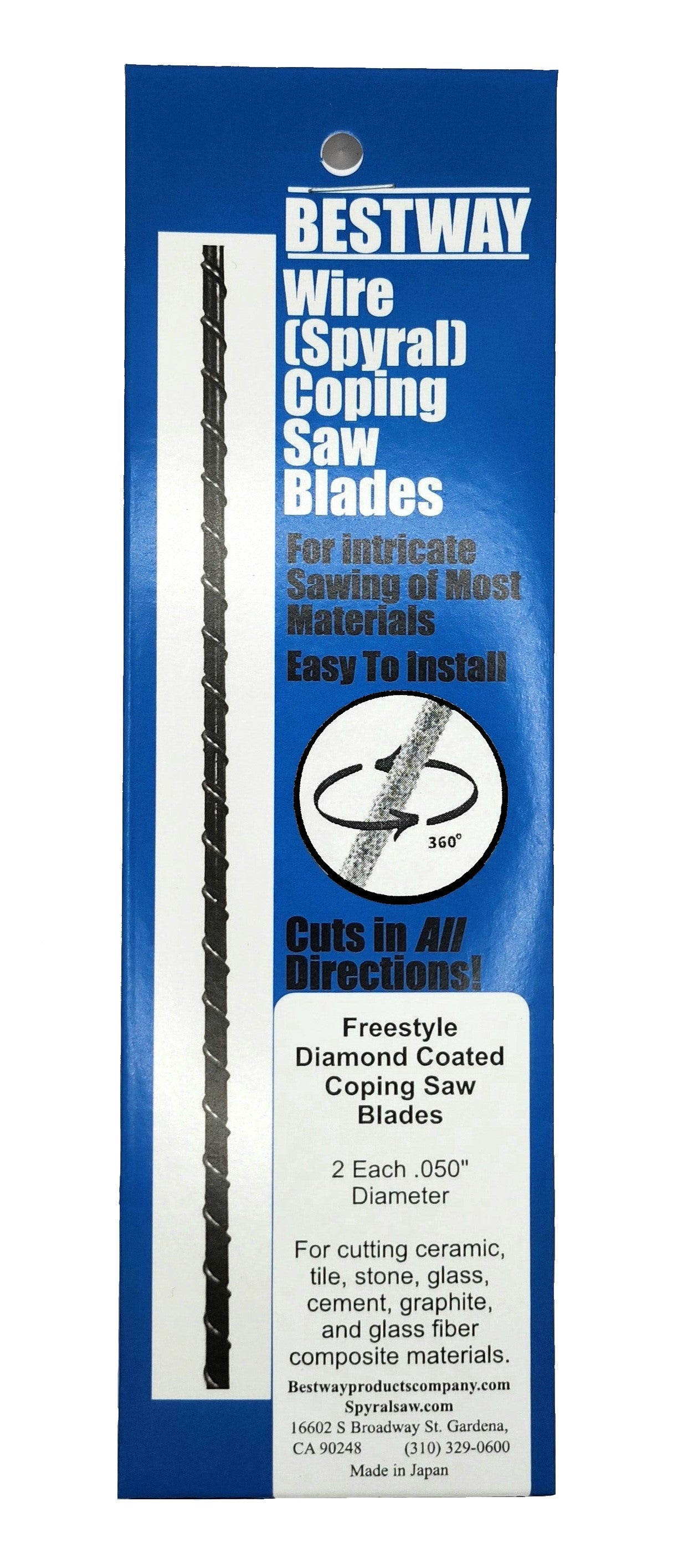 Freestyle Diamond Coated Coping Saw Blades